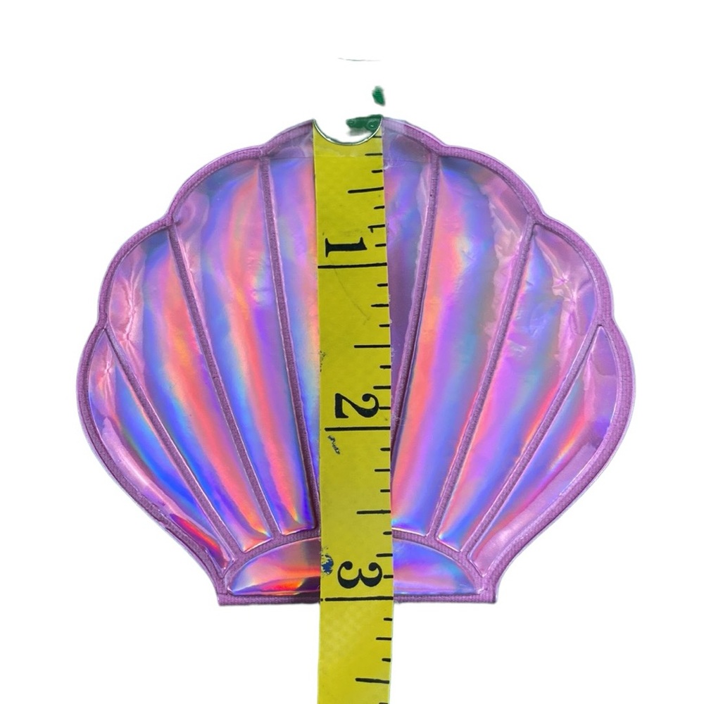 Hot Pink Holographic Sea Shell Compact Mirror - Picture 9 of 16
